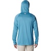 image:imageColumbia Mens PFG Terminal Tackle HoodieCanyon Blue HeatherIcy Morn Logo