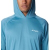 image:imageColumbia Mens PFG Terminal Tackle HoodieCanyon Blue HeatherIcy Morn Logo