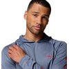 image:imageColumbia Mens PFG Terminal Tackle HoodieCarbon HeatherRed Spark Logo