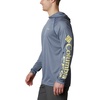 image:imageColumbia Mens PFG Terminal Tackle HoodieCarbon HeatherSunlit Logo