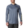 image:imageColumbia Mens PFG Terminal Tackle HoodieCarbon HeatherSunlit Logo