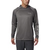 image:imageColumbia Mens PFG Terminal Tackle HoodieCharcoal HeatherCool Grey Logo
