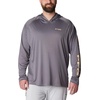 image:imageColumbia Mens PFG Terminal Tackle HoodieCity GreyCocoa Butter Logo