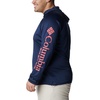 image:imageColumbia Mens PFG Terminal Tackle HoodieCollegiate NavySunset Red Logo