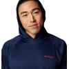 image:imageColumbia Mens PFG Terminal Tackle HoodieCollegiate NavySunset Red Logo