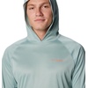 image:imageColumbia Mens PFG Terminal Tackle HoodieCrushed Blue HeatherFaded Peach Logo