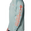 image:imageColumbia Mens PFG Terminal Tackle HoodieCrushed Blue HeatherFaded Peach Logo