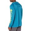 image:imageColumbia Mens PFG Terminal Tackle HoodieDeep MarineLaser Lemon Logo
