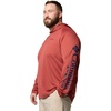 image:imageColumbia Mens PFG Terminal Tackle HoodieDusty CrimsonNocturnal Logo