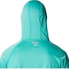 image:imageColumbia Mens PFG Terminal Tackle HoodieElectric Turquoise HeatherCool Grey Logo
