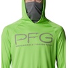 image:imageColumbia Mens PFG Terminal Tackle HoodieGreen MambaCity Grey