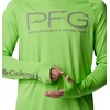 image:imageColumbia Mens PFG Terminal Tackle HoodieGreen MambaCity Grey