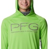 image:imageColumbia Mens PFG Terminal Tackle HoodieGreen MambaCity Grey