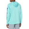 image:imageColumbia Mens PFG Terminal Tackle HoodieGulf Stream HeatherVivid Blue Logo