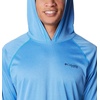 image:imageColumbia Mens PFG Terminal Tackle HoodieHyper Blue HeatherBlack Logo