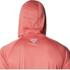 image:imageColumbia Mens PFG Terminal Tackle HoodieRed Hibiscus HeatherWhite Logo
