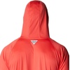 image:imageColumbia Mens PFG Terminal Tackle HoodieRed HibiscusWhite Logo