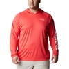 image:imageColumbia Mens PFG Terminal Tackle HoodieRed HibiscusWhite Logo