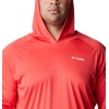 image:imageColumbia Mens PFG Terminal Tackle HoodieRed HibiscusWhite Logo