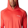 image:imageColumbia Mens PFG Terminal Tackle HoodieRed HibiscusWhite Logo