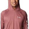 image:imageColumbia Mens PFG Terminal Tackle HoodieRed Jasper HeatherWhite Logo