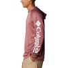 image:imageColumbia Mens PFG Terminal Tackle HoodieRed Jasper HeatherWhite Logo