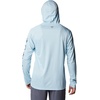 image:imageColumbia Mens PFG Terminal Tackle HoodieSpring Blue HeatherCarbon Logo