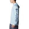 image:imageColumbia Mens PFG Terminal Tackle HoodieSpring Blue HeatherCarbon Logo