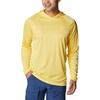 image:imageColumbia Mens PFG Terminal Tackle HoodieSun Glow HeatherCool Grey Logo