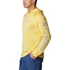 image:imageColumbia Mens PFG Terminal Tackle HoodieSun Glow HeatherCool Grey Logo