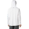 image:imageColumbia Mens PFG Terminal Tackle HoodieWhiteAtoll Logo