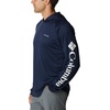 image:imageColumbia Mens PFG Uncharted HoodieCollegiate NavyWhite