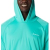image:imageColumbia Mens PFG Uncharted HoodieElectric TurquoiseDeep Marine