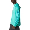 image:imageColumbia Mens PFG Uncharted HoodieElectric TurquoiseDeep Marine