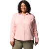 image:imageColumbia Plus Size Silver Ridge Utility Long Sleeve ShirtPink Sand