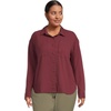 image:imageColumbia Plus Size Silver Ridge Utility Long Sleeve ShirtRich Wine