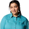 image:imageColumbia Plus Size Silver Ridge Utility Long Sleeve ShirtTeal