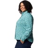 image:imageColumbia Plus Size Silver Ridge Utility Long Sleeve ShirtTeal Deserted