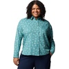 image:imageColumbia Plus Size Silver Ridge Utility Long Sleeve ShirtTeal Deserted