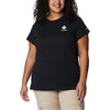 image:imageColumbia Plus Size Sun Trek Short Sleeve Graphic TeeBlackCsc Stacked Mini Graphic