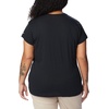 image:imageColumbia Plus Size Sun Trek Short Sleeve Graphic TeeBlackCsc Stacked Mini Graphic