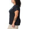 image:imageColumbia Plus Size Sun Trek Short Sleeve Graphic TeeBlackCsc Stacked Mini Graphic