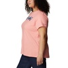 image:imageColumbia Plus Size Sun Trek Short Sleeve Graphic TeeCoral Reef HeatherTyphoon Bloom Frame