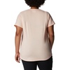 image:imageColumbia Plus Size Sun Trek Short Sleeve Graphic TeePeach Blossom HeatherCsc Gradient