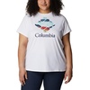 image:imageColumbia Plus Size Sun Trek Short Sleeve Graphic TeeWhiteCsc Stacked