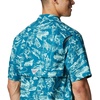 image:imageColumbia Sportswear Mens Trollers Best Short Sleeve ShirtAegean Blue Freshwater Roots Print