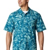 image:imageColumbia Sportswear Mens Trollers Best Short Sleeve ShirtAegean Blue Freshwater Roots Print