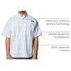 image:imageColumbia Sportswear Mens Trollers Best Short Sleeve ShirtAqua Haze All Over Gingham