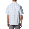 image:imageColumbia Sportswear Mens Trollers Best Short Sleeve ShirtAqua Haze All Over Gingham