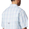 image:imageColumbia Sportswear Mens Trollers Best Short Sleeve ShirtAqua Haze All Over Gingham